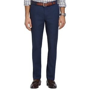 Milano Fit Supima Cotton Poplin Pants - Navy